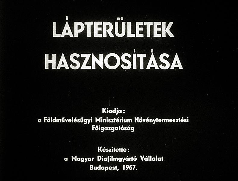 Lápterületek hasznosítása