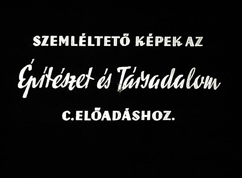 Építészet és társadalom