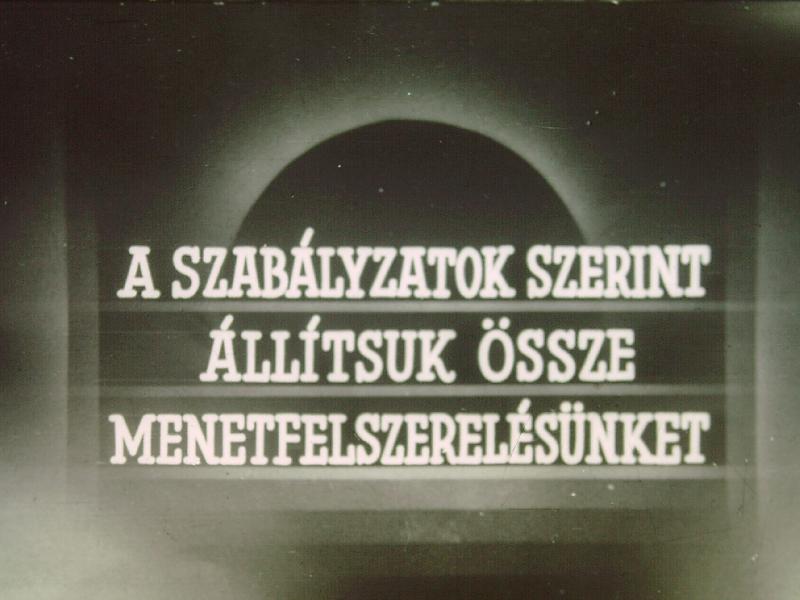 A szabályzatok szerint állítsuk össze menetfelszerelésünket