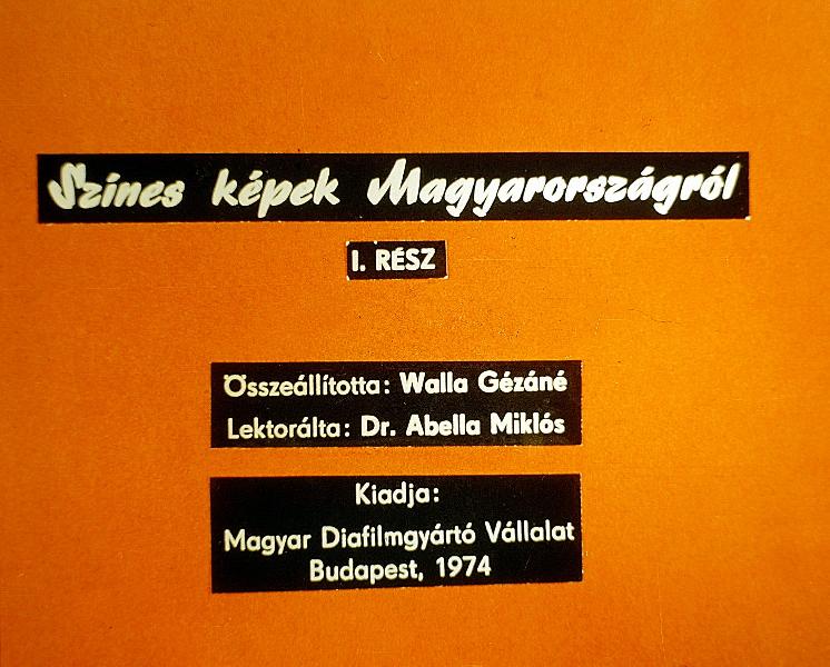 Színes képek Magyarországról I-II.