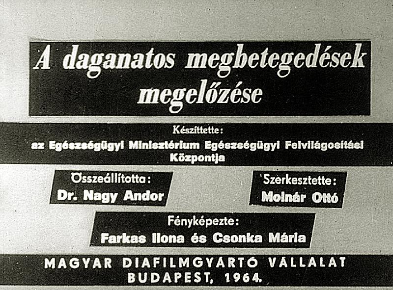 A daganatos betegségek megelőzése