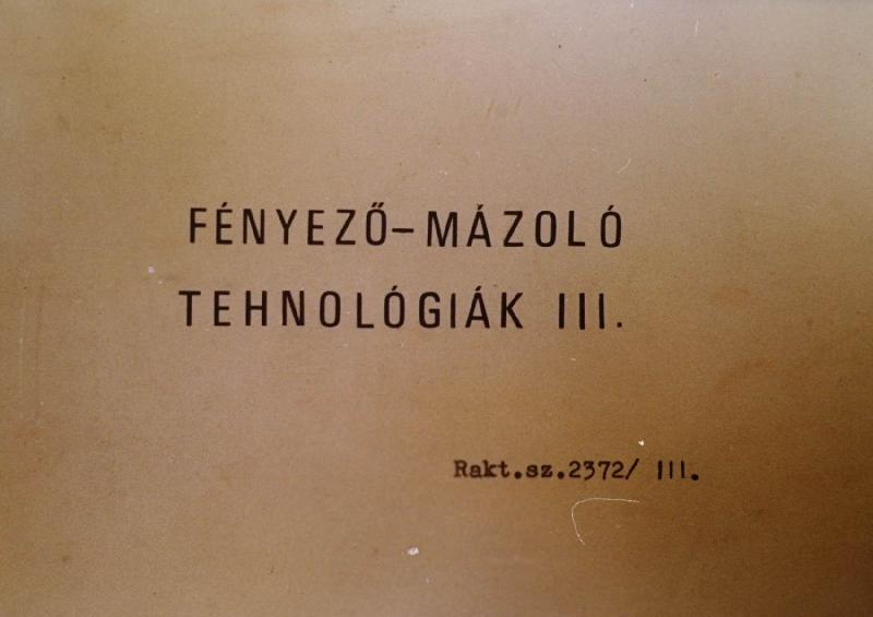 Fényező - mázoló technológiák III.