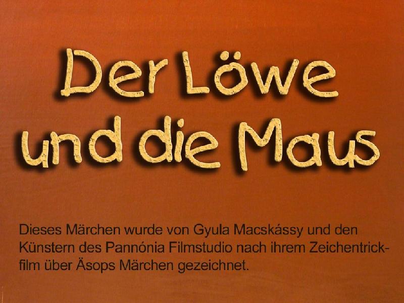 Der Löwe und die Maus