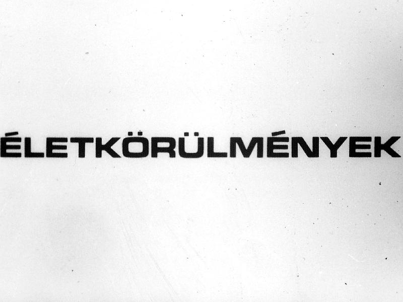Munkánk, eredményeink 6. 1970 - 1975 : Életkörülmények I. ( lakás )