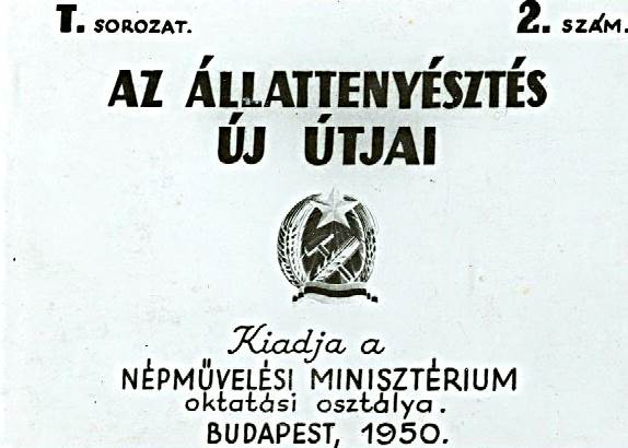 Az állattenyésztés új útjai