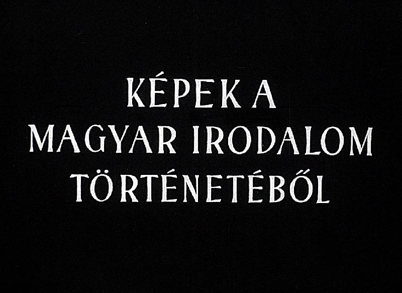Képek a magyar irodalom történetéből