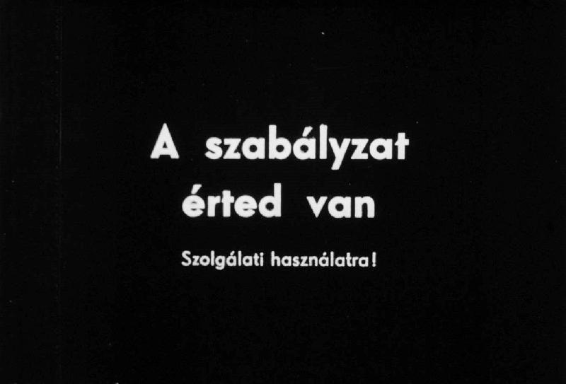 A szabályzat érted van