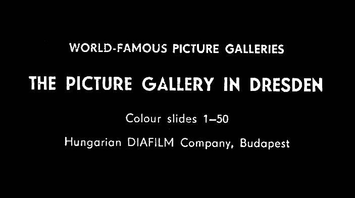 The Picture Gallery in Dresden
