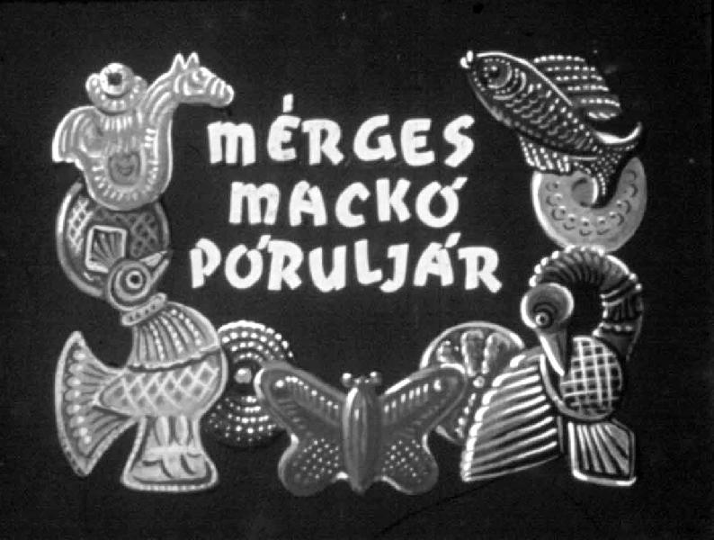 Mérges mackó póruljár