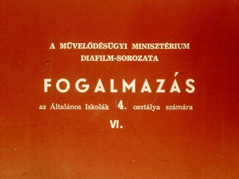 Fogalmazás az általános iskolák 4. osztálya számára VI.