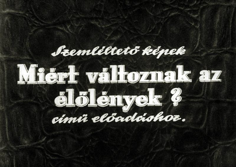Miért változnak az élőlények?