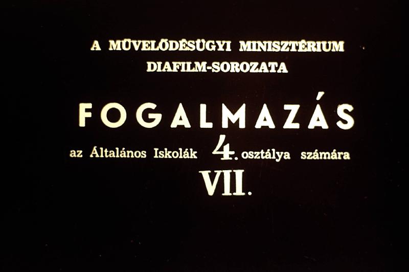 Fogalmazás az általános iskolák 4. osztálya számára VII.
