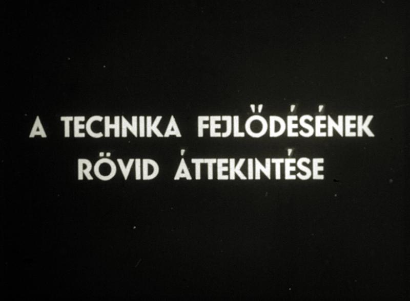A technika fejlődésének rövid története II.