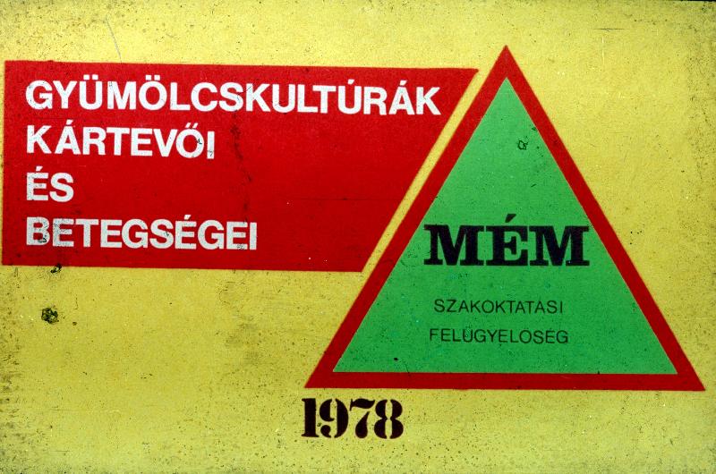 Gyümölcskultúrák kártevői és  betegségei