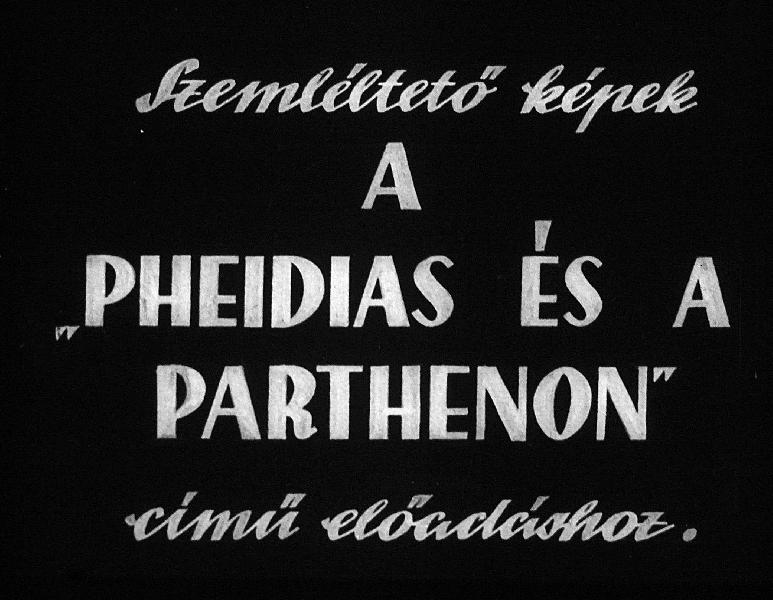Phedias és a Parthenon