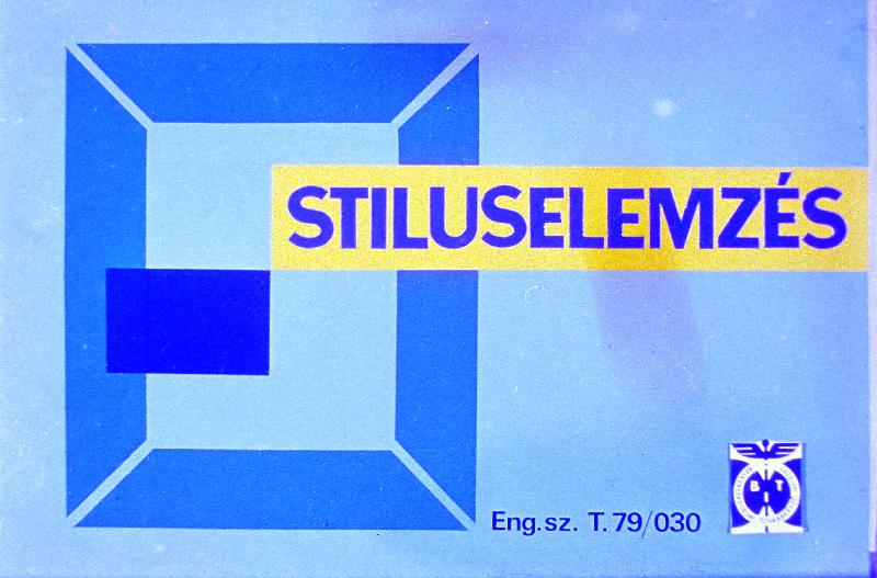 Stíluselemzés I.