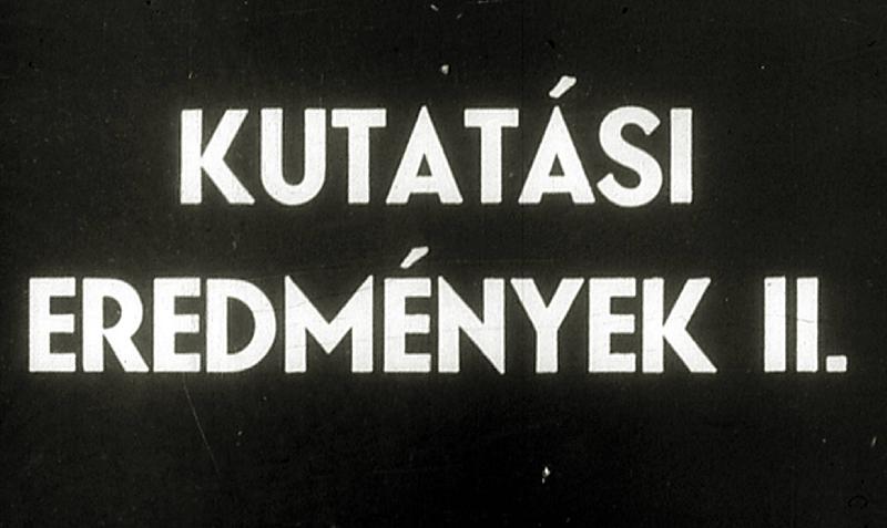 Kutatási eredmények II.