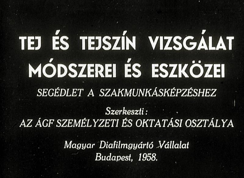 Tej és a tejszín vizsgálat módszerei és eszközei