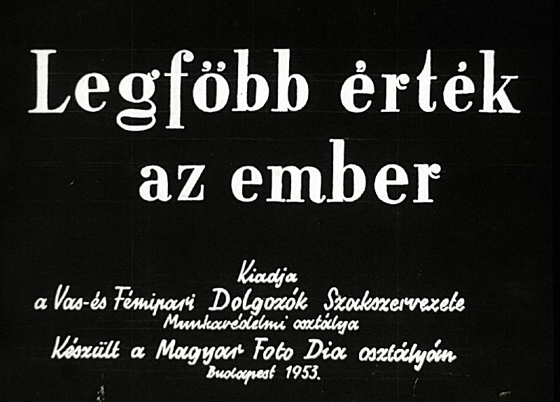 Legfőbb érték az ember