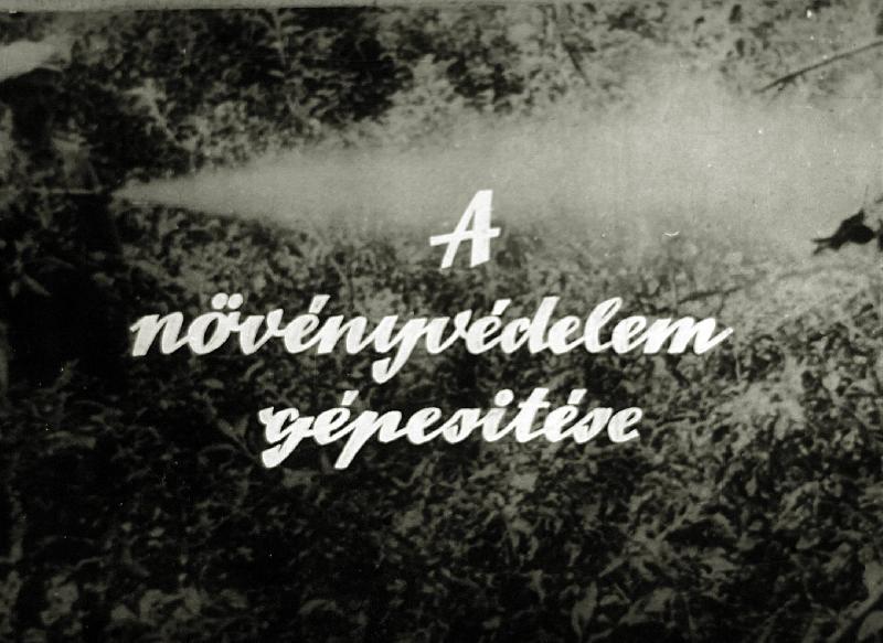 A növényvédelem gépesítése