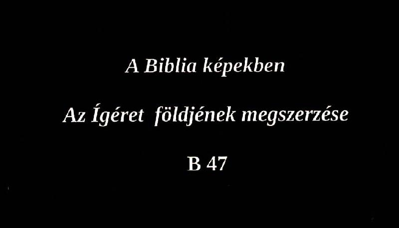 A Biblia képekben : Az Ígéret földjének megszerzése